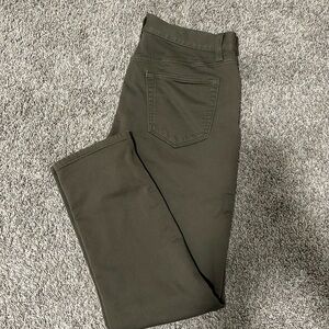 Men's Banana Republic Olive Green Slim Traveler Pants 33/30